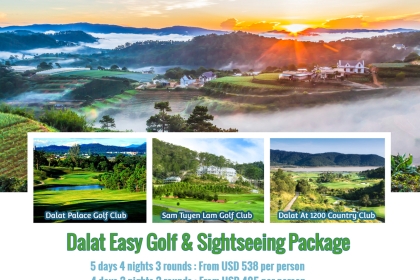 Dalat Easy Golf & Sightseeing Package